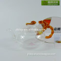 China moroccan glass teapot with deadwood shape handle